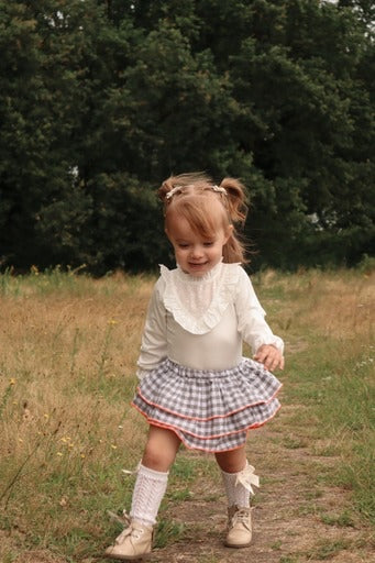 Grijs geruite bloomer