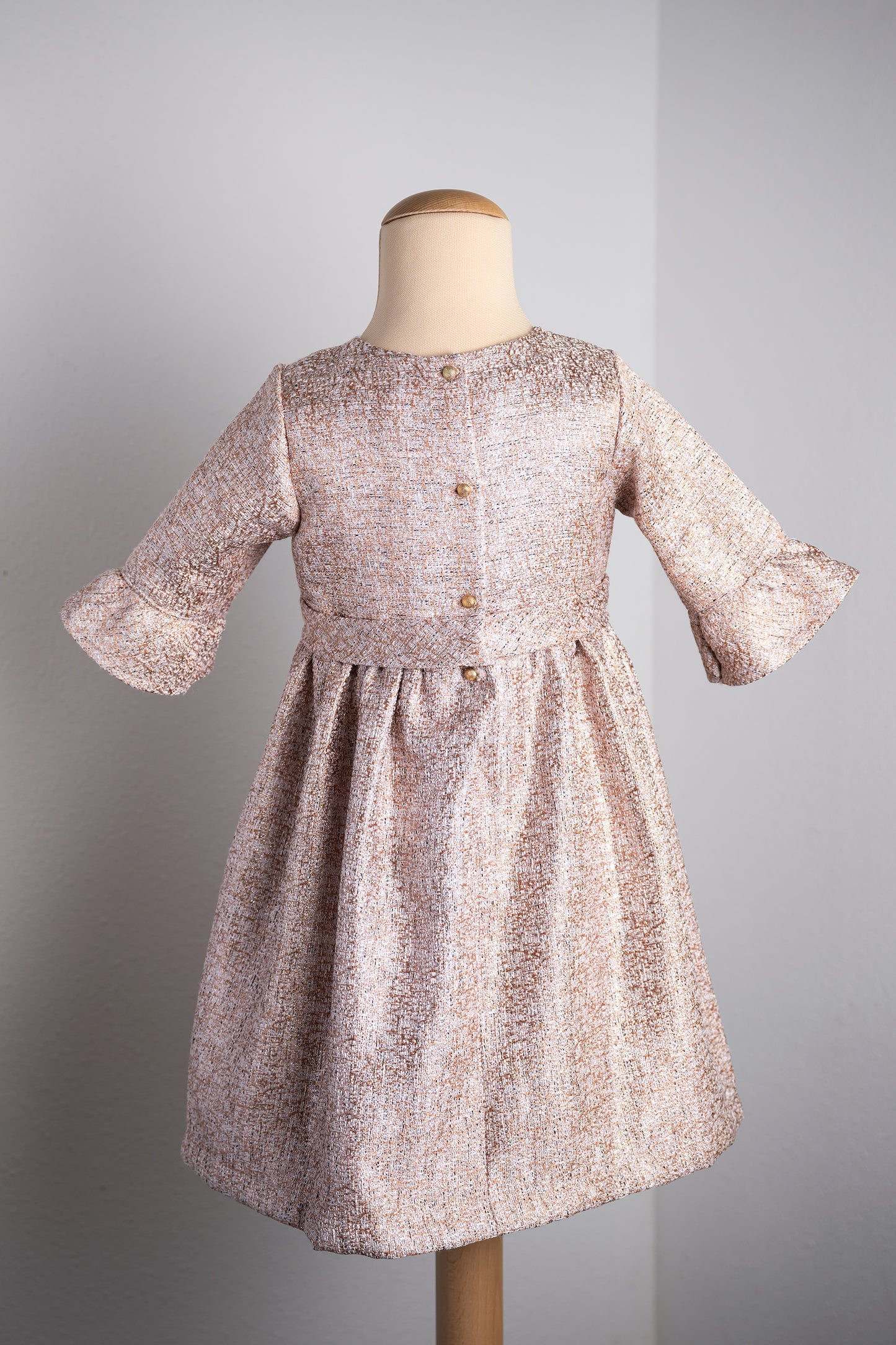 Vestido rosa empolvado - Camellia Boutique