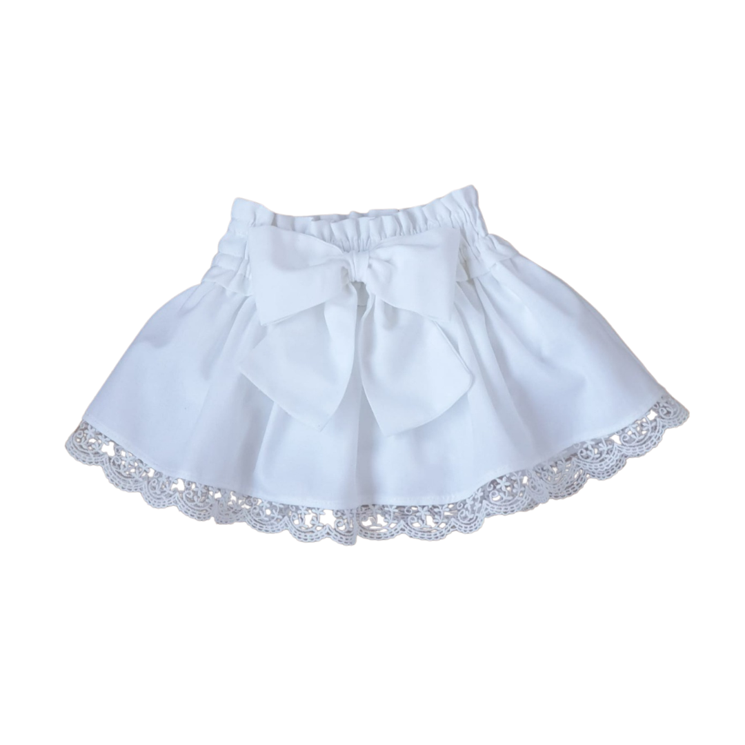 Witte bloomer met 1 strik