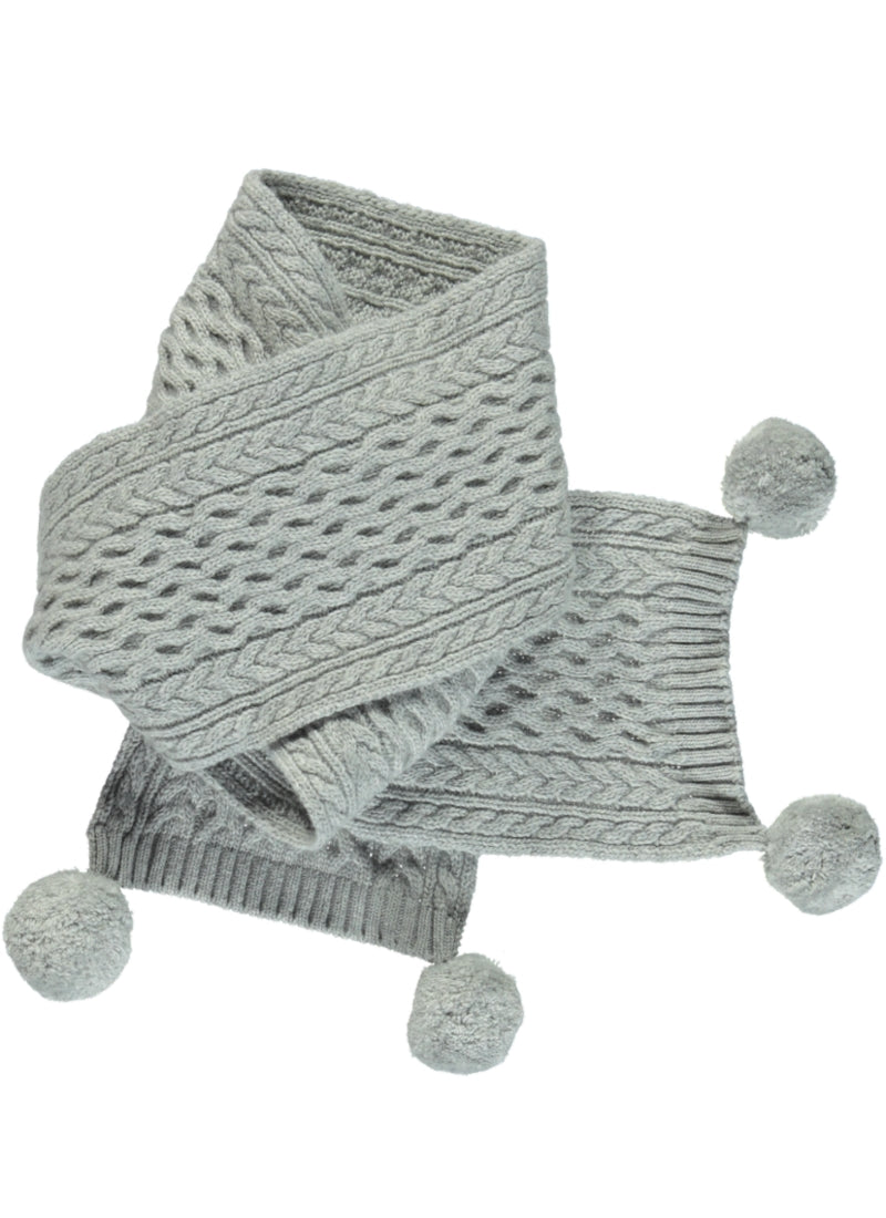 Sjaal van wol en cashmere grijs